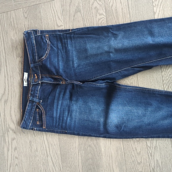 Hollister Dark Blue Mid Rise Skinny Jeans - Size 28 Great Condition - Picture 4 of 5